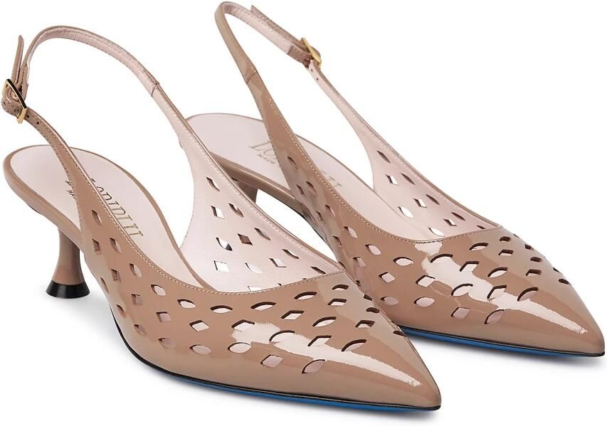 Loriblu Slingback in poederlak met geometrische motieven - Foto 4