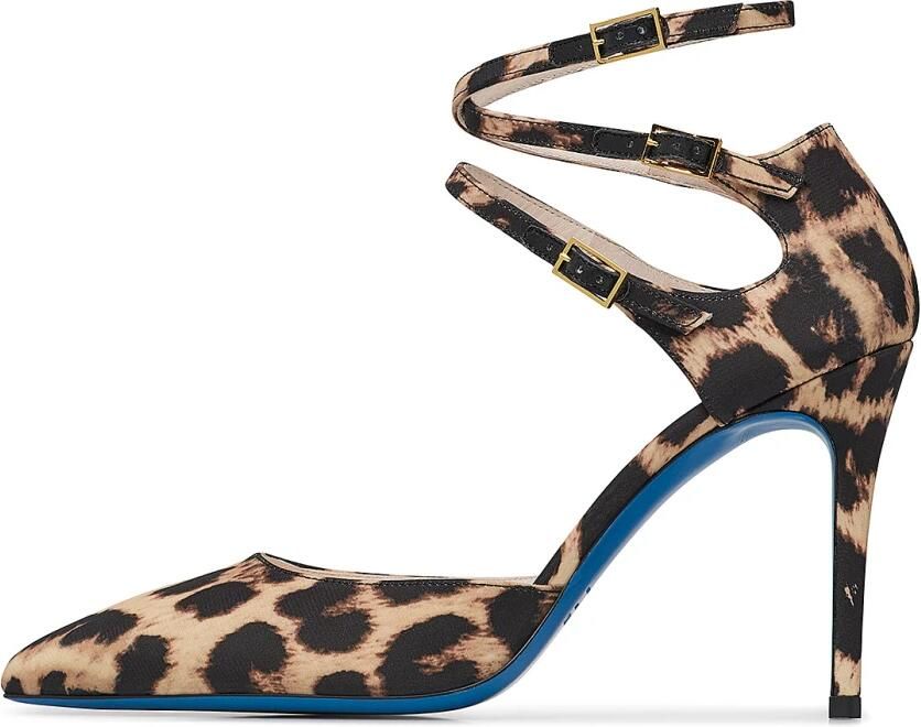 Loriblu Stoffen pumps met bandjes