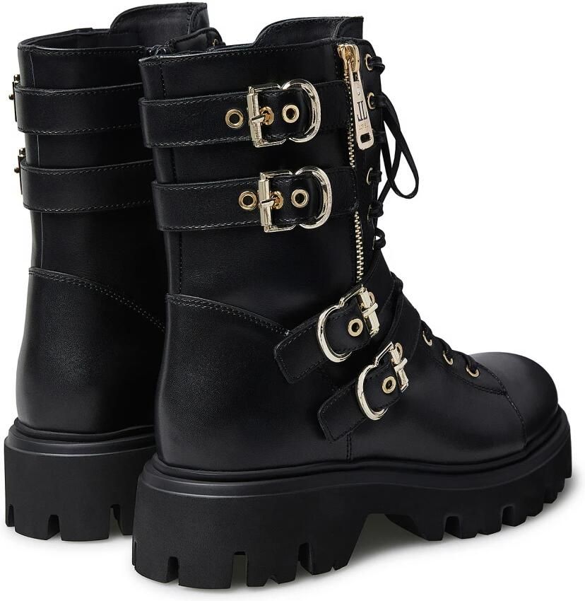 Loriblu Straped Calfskin Combat Enkellaarsjes - Foto 3