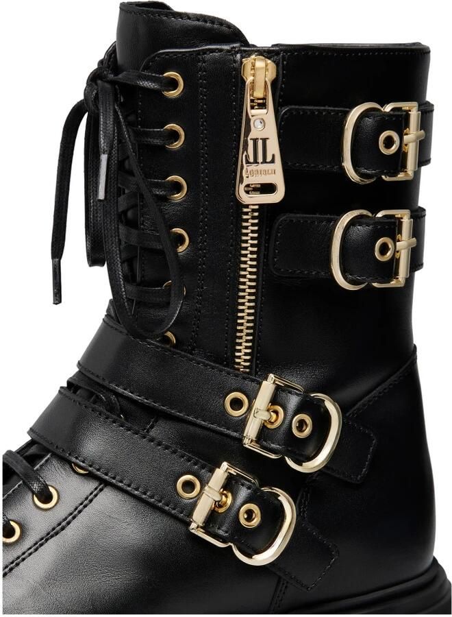 Loriblu Straped Calfskin Combat Enkellaarsjes - Foto 4
