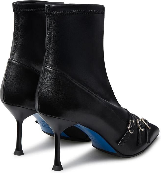 Loriblu Straped Nappa Leren Enkellaarsjes - Foto 5