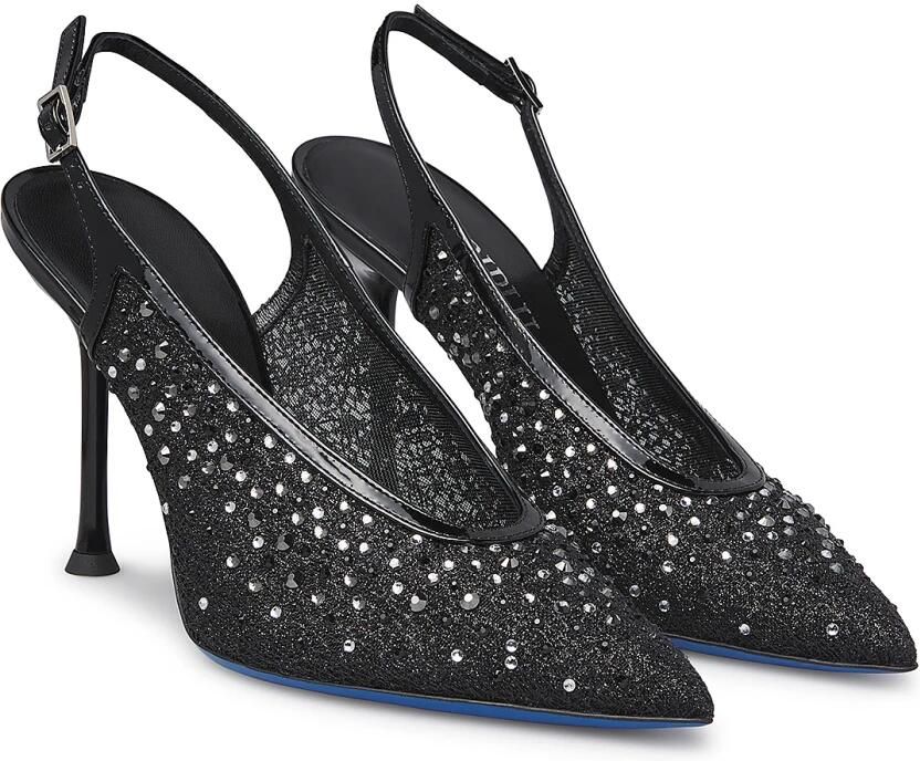 Loriblu Tricot and Patent Jewel Slingbacks - Foto 3