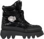 Loriblu Zwarte winter enkellaarzen Black Dames - Thumbnail 1