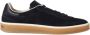 Loro Piana Blauwe Tennis Sneaker met Karamel Cup Zool - Thumbnail 1