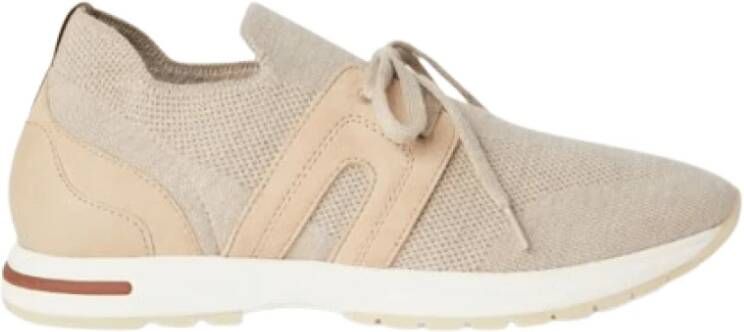 Loro Piana Flexy Walk Sneaker Beige Wol