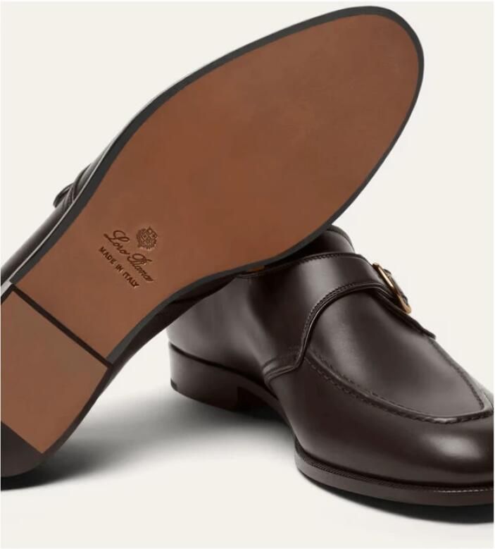 Loro Piana Klassieke Derby Schoenen met Leren Details