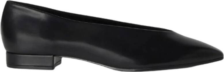 Loro Piana Zwarte Ballerina's van Kalfsleer