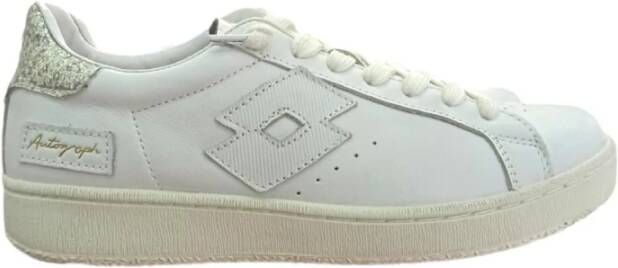 Lotto Glitter Autograaf Sneakers White Dames