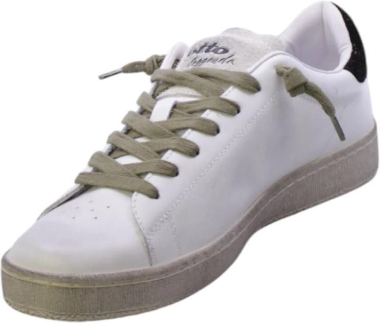 Lotto Witte leren sneakers met zwart suède - Foto 2
