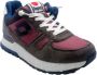 Lotto Rode en bruine leren sneakers Tokyo Shibuya stijl Multicolor Heren - Thumbnail 1