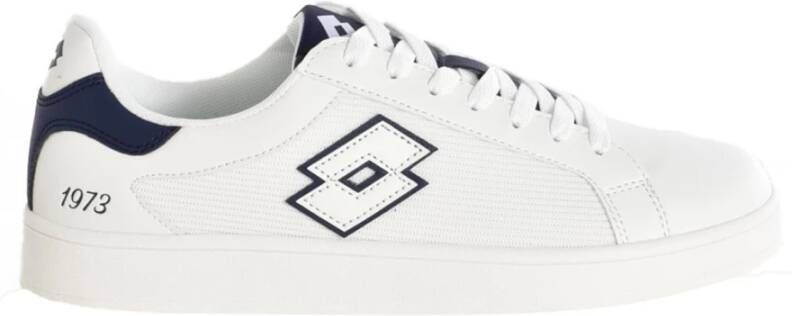 Lotto Witte Leren Sneakers White Heren