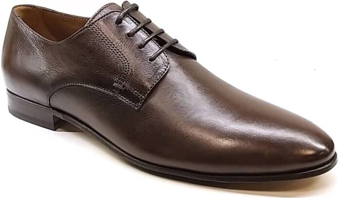 Lottusse Retro Bruin-Mokka Leren Blucher Schoen