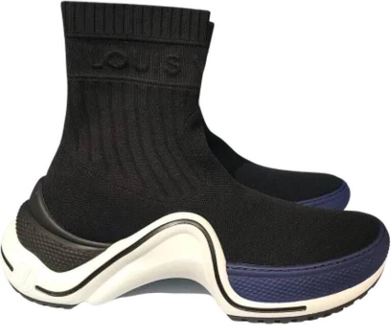 Louis Vuitton Vintage Pre-owned Canvas sneakers Black Dames