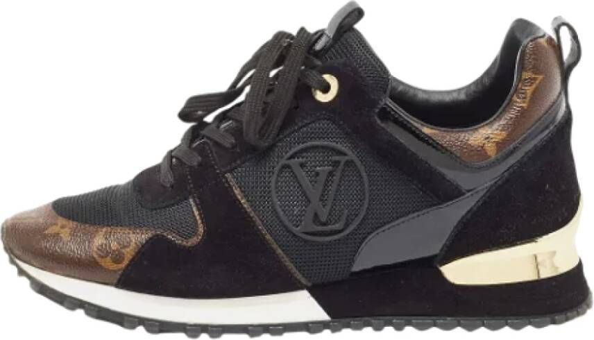 Louis Vuitton Vintage Pre-owned Canvas sneakers Black Dames