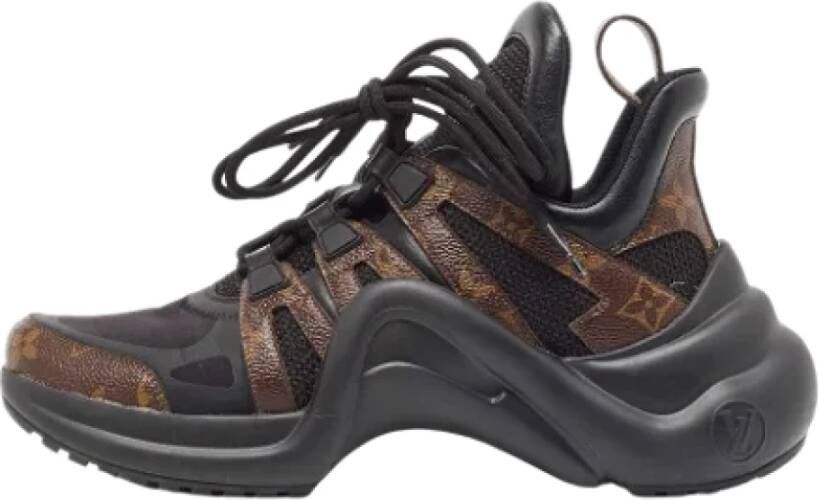 Louis Vuitton Vintage Pre-owned Canvas sneakers Brown Dames