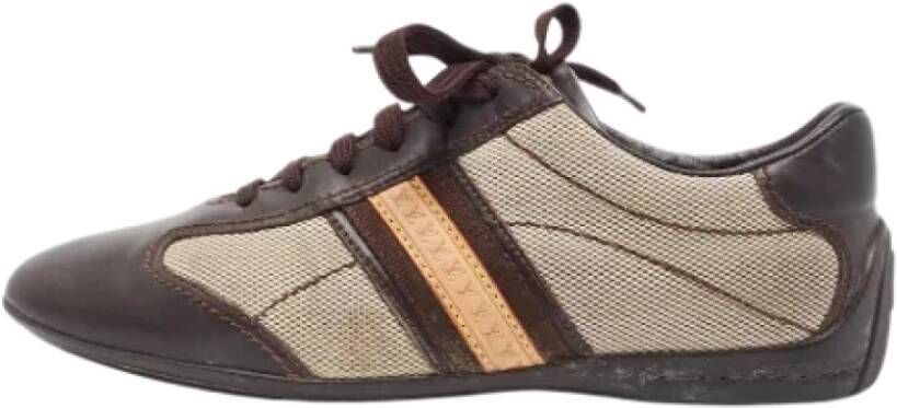 Louis Vuitton Vintage Pre-owned Canvas sneakers Brown Dames