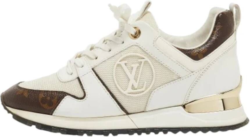 Louis Vuitton Vintage Pre-owned Canvas sneakers White Dames