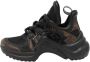 Louis Vuitton Vintage Pre-owned Coated canvas sneakers Black Dames - Thumbnail 1