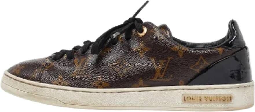 Louis Vuitton Vintage Pre-owned Coated canvas sneakers Brown Dames