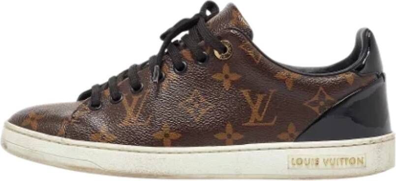 Louis Vuitton Vintage Pre-owned Coated canvas sneakers Brown Dames