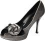 Louis Vuitton Vintage Pre-owned Fabric heels Gray Dames - Thumbnail 1