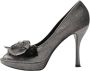 Louis Vuitton Vintage Pre-owned Fabric heels Gray Dames - Thumbnail 1