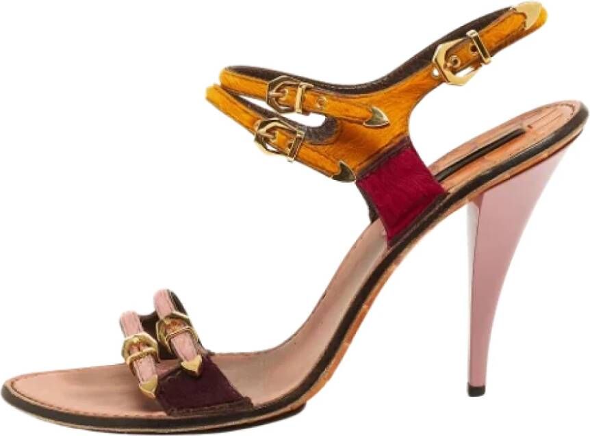 Louis Vuitton Vintage Pre-owned Fabric sandals Multicolor Dames