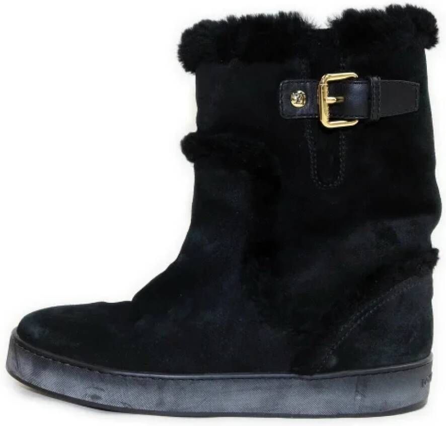 Louis Vuitton Vintage Pre-owned Laarzen Black Dames