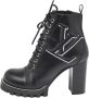 Louis Vuitton Vintage Pre-owned Leather boots Black Dames - Thumbnail 1