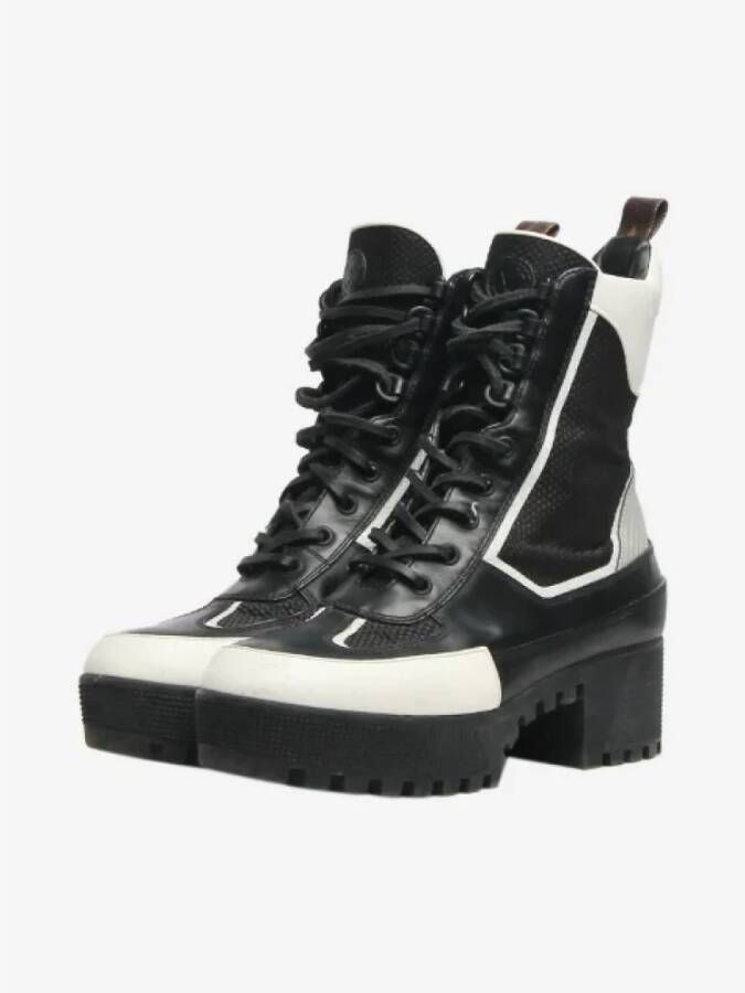 Louis Vuitton Vintage Pre-owned Leather boots Black Dames