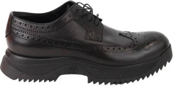 Louis Vuitton Vintage Pre-owned Leather flats Black Heren