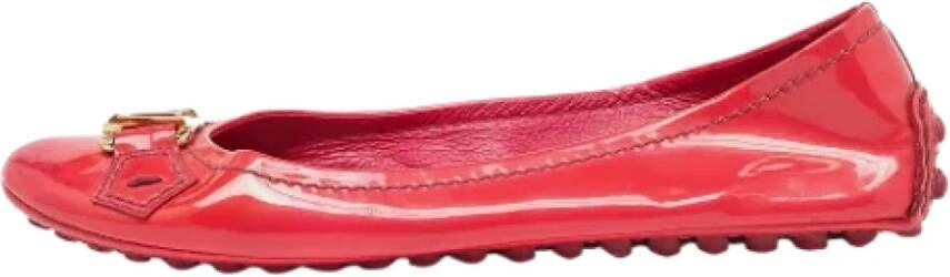 Louis Vuitton Vintage Pre-owned Leather flats Pink Dames