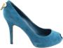 Louis Vuitton Vintage Pre-owned Leather heels Blue Dames - Thumbnail 1