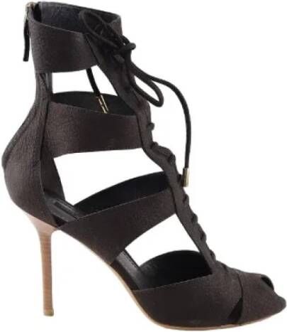 Louis Vuitton Vintage Pre-owned Leather heels Brown Dames