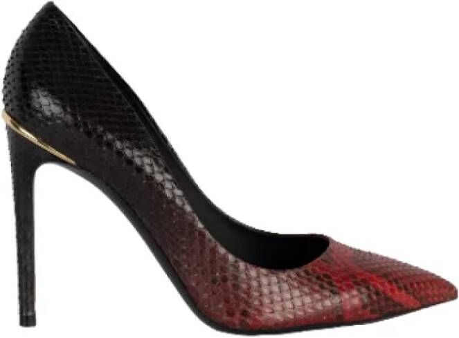 Louis Vuitton Vintage Pre-owned Leather heels Red Dames