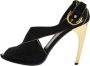 Louis Vuitton Vintage Pre-owned Leather sandals Black Dames - Thumbnail 1