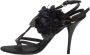 Louis Vuitton Vintage Pre-owned Leather sandals Black Dames - Thumbnail 1