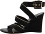 Louis Vuitton Vintage Pre-owned Leather sandals Black Dames - Thumbnail 1