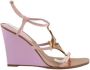 Louis Vuitton Vintage Pre-owned Leather sandals Purple Dames - Thumbnail 1