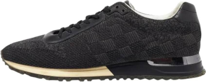 Louis Vuitton Vintage Pre owned Leather sneakers Black Heren Schoenen