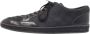 Louis Vuitton Vintage Pre-owned Leather sneakers Black Heren - Thumbnail 1