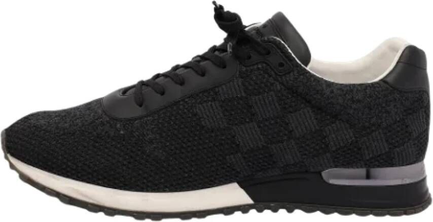 Louis Vuitton Vintage Pre-owned Leather sneakers Black Heren