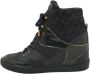 Louis Vuitton Vintage Pre-owned Leather sneakers Blue Dames - Thumbnail 1