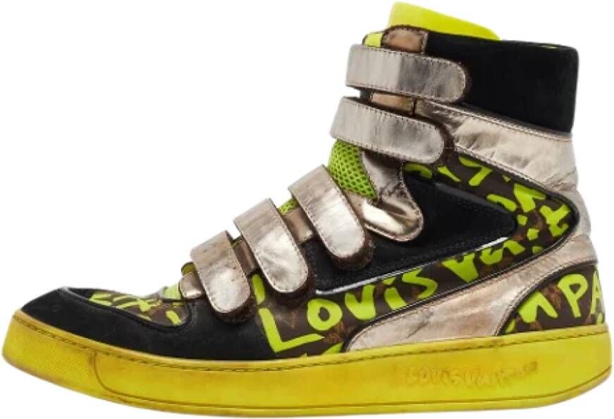 Louis Vuitton Vintage Pre-owned Leather sneakers Multicolor Heren