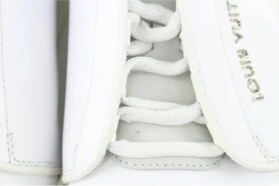 Louis Vuitton Vintage Pre-owned Leather sneakers White Dames