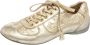 Louis Vuitton Vintage Pre-owned Leather sneakers Yellow Dames - Thumbnail 1
