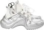 Louis Vuitton Vintage Pre-owned Polyester sneakers Gray Dames - Thumbnail 1