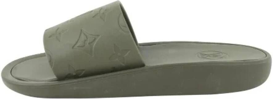 Louis Vuitton Vintage Pre-owned Sandalen Green Dames