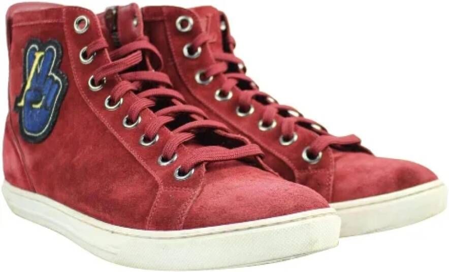 Louis Vuitton Vintage Pre-owned sneakers Red Dames