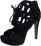Louis Vuitton Vintage Pre-owned Suede boots Black Dames - Thumbnail 1